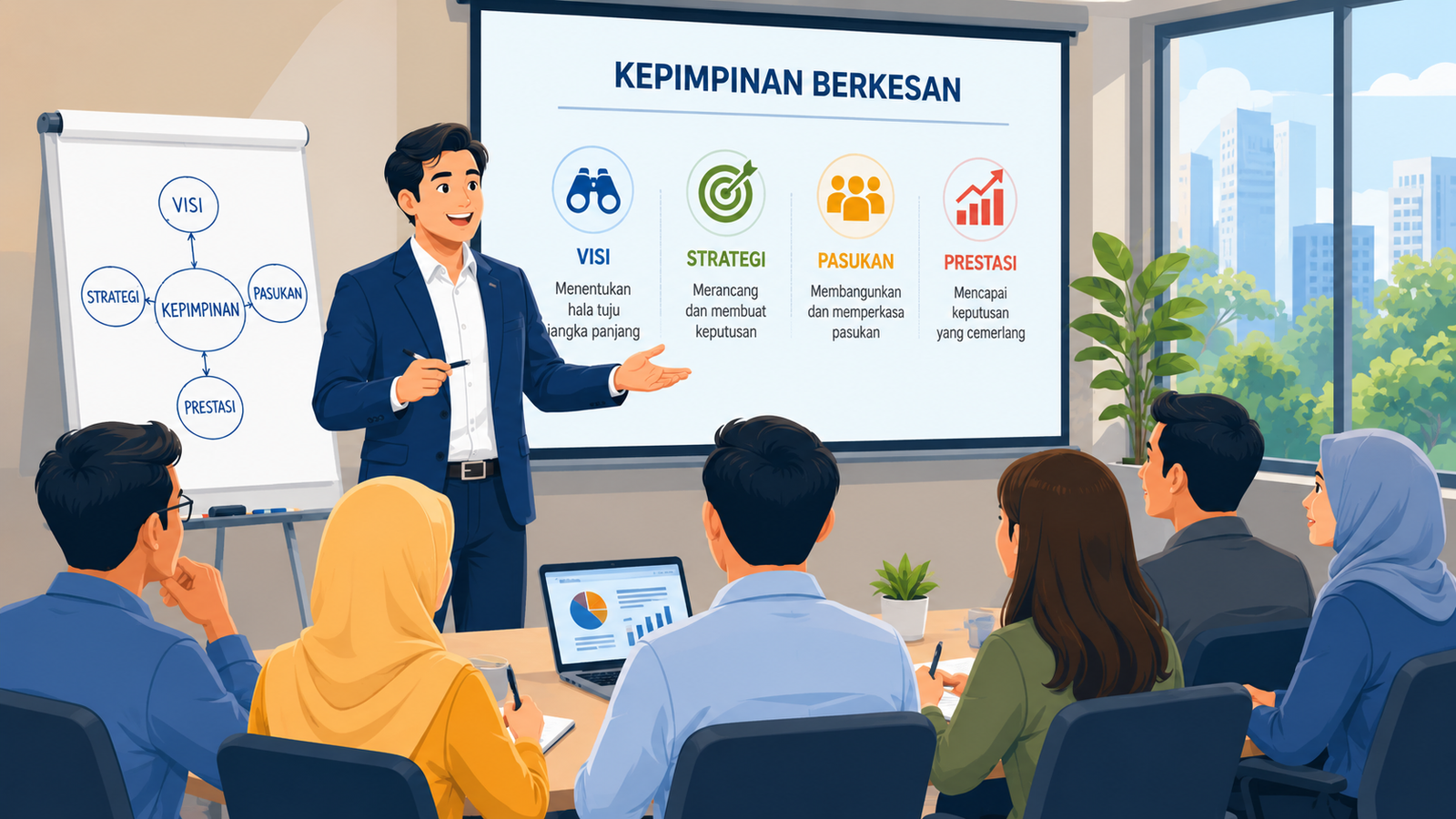 Membina Kepimpinan Pendidikan Yang Berupaya Memimpin Manusia, Budaya dan Prestasi